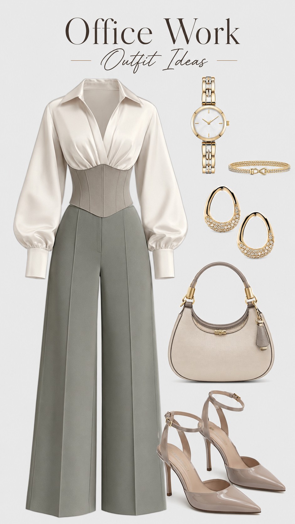 Classic office work outfit ideas for women