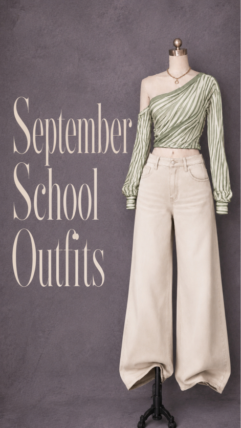 September School Outfits with layers for changing weather