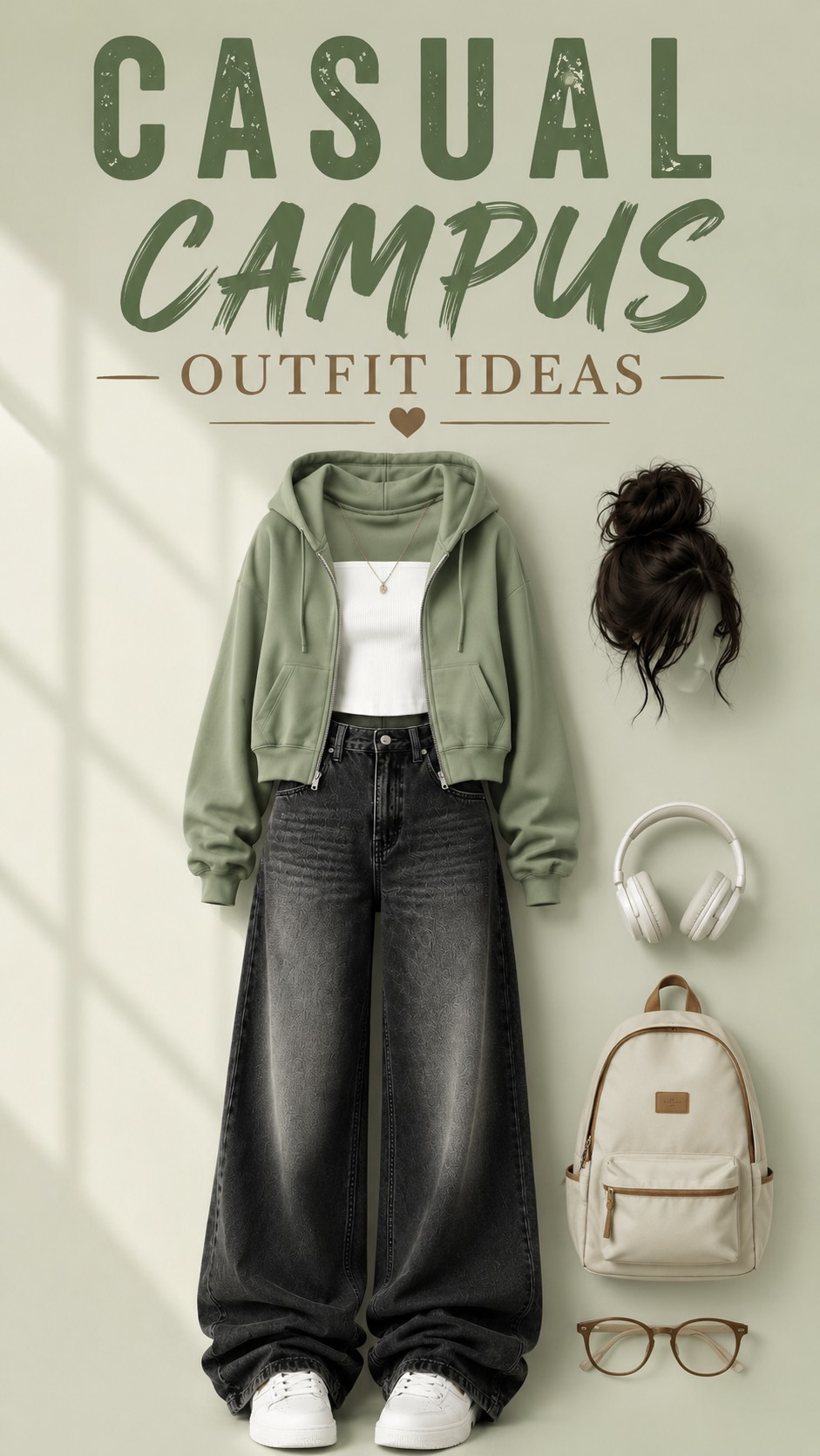Casual campus outfit ideas for college girls