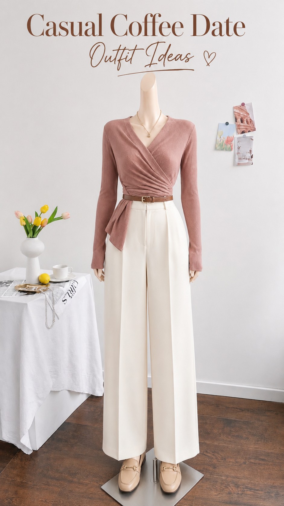 Casual Coffee Date Outfit Idea