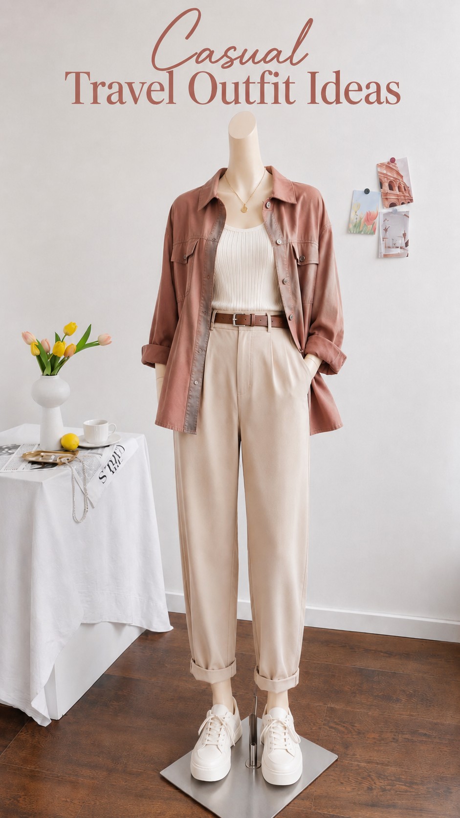Casual Travel Outfit Idea