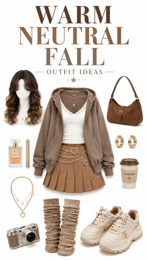 Warm Neutral Fall Outfit Ideas