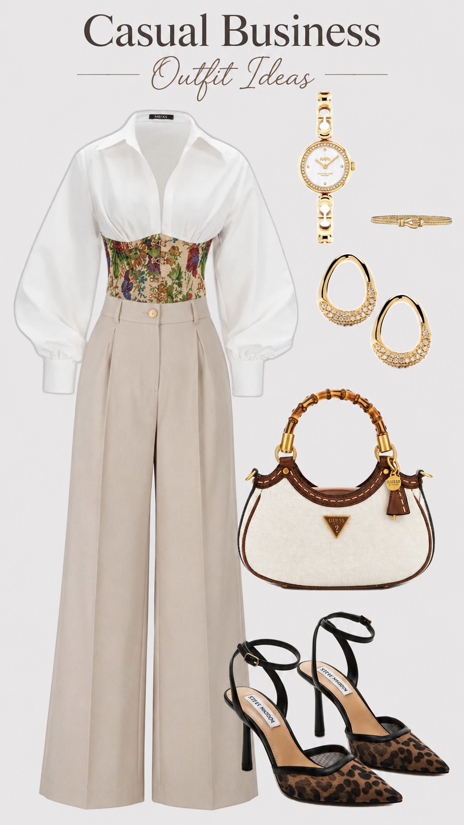 Casual business outfit ideas for students and young professionals