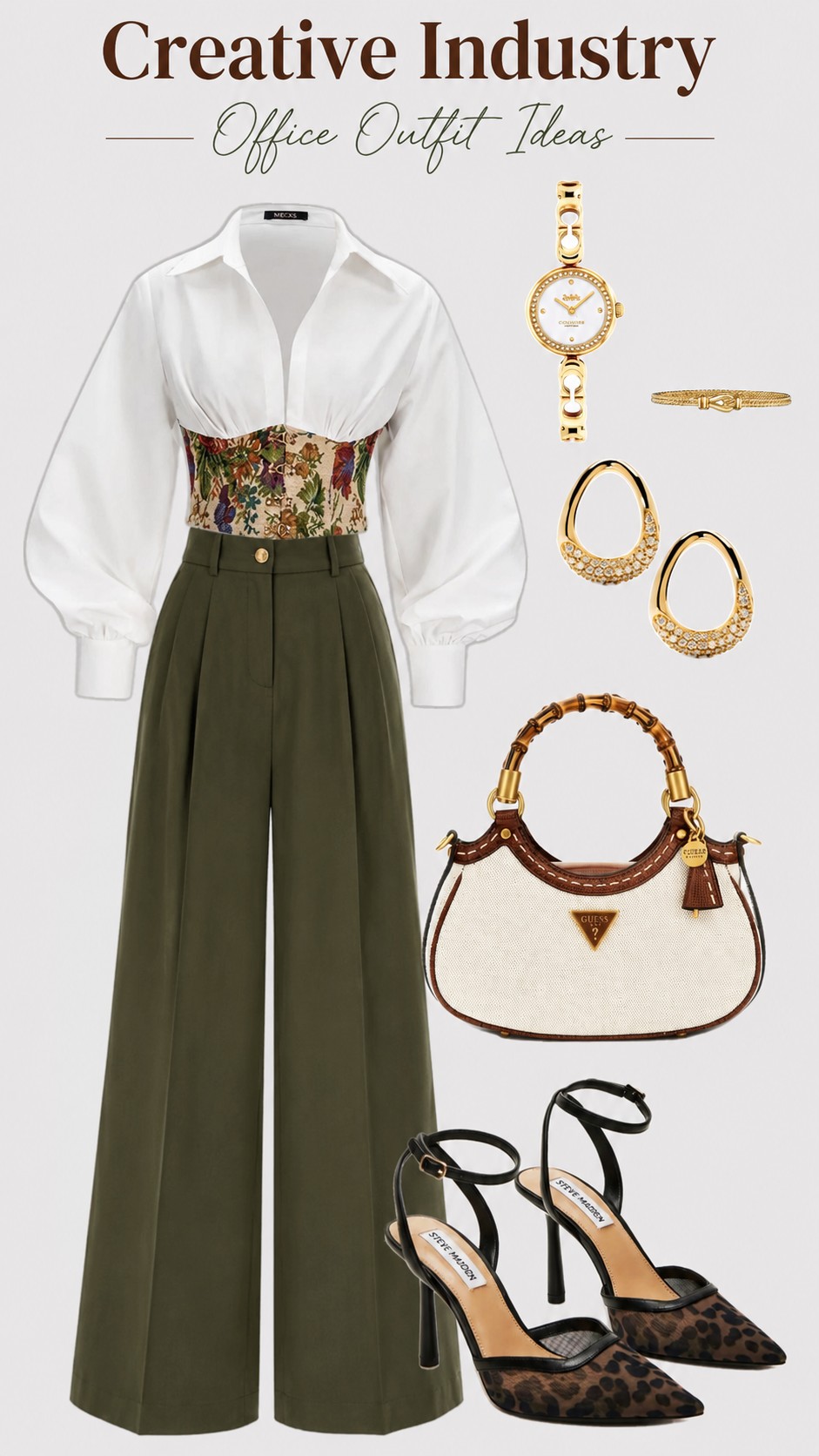 Creative industry inspired outfit ideas for artsy fashion forward students