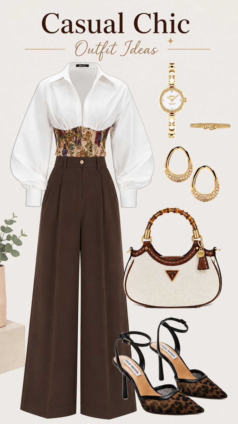 Casual chic outfit ideas for an easy everyday polished look