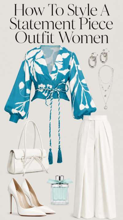 How to style a statement piece outfit idea
