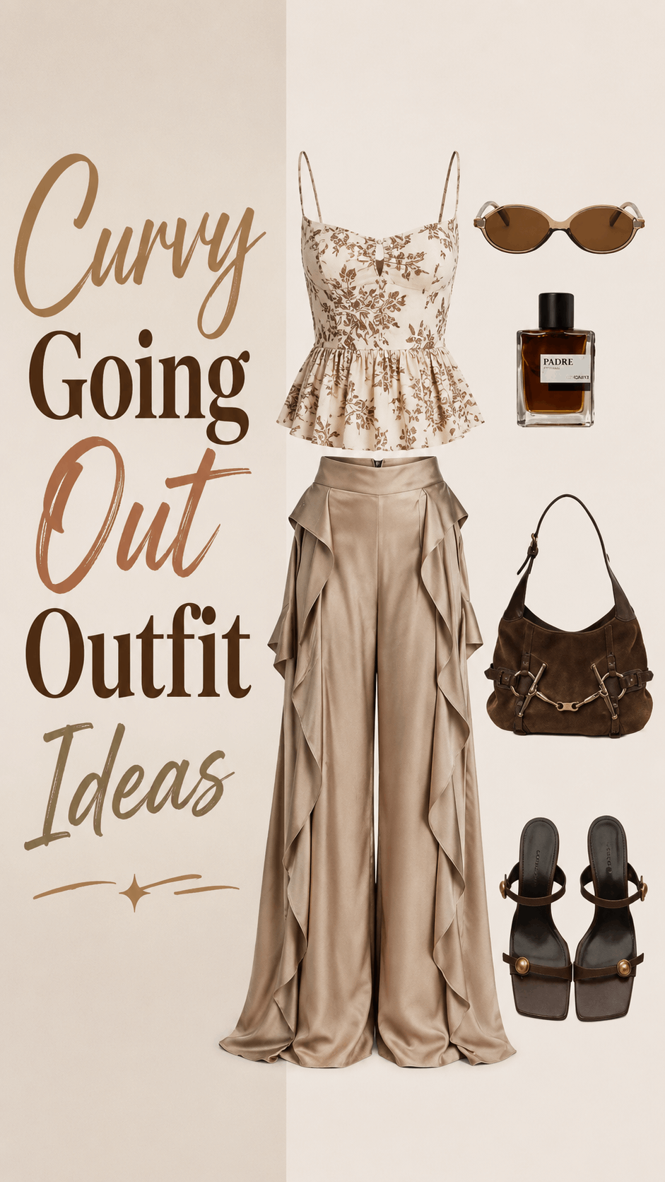 Curvy going out corset top outfit idea