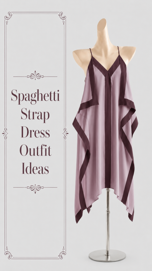 Spaghetti Strap Dress Outfit Ideas