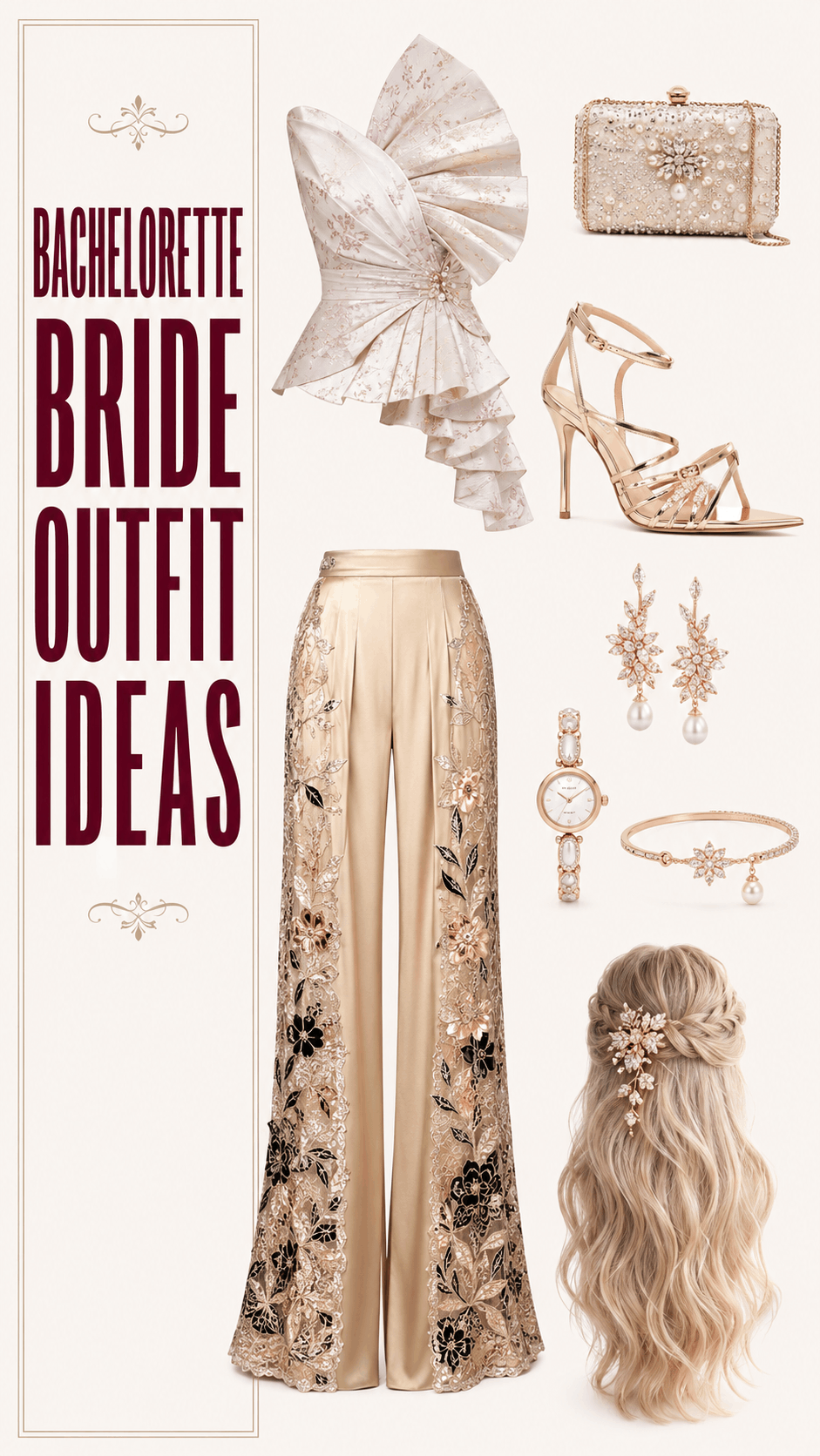 Bachelorette party sparkle outfit idea