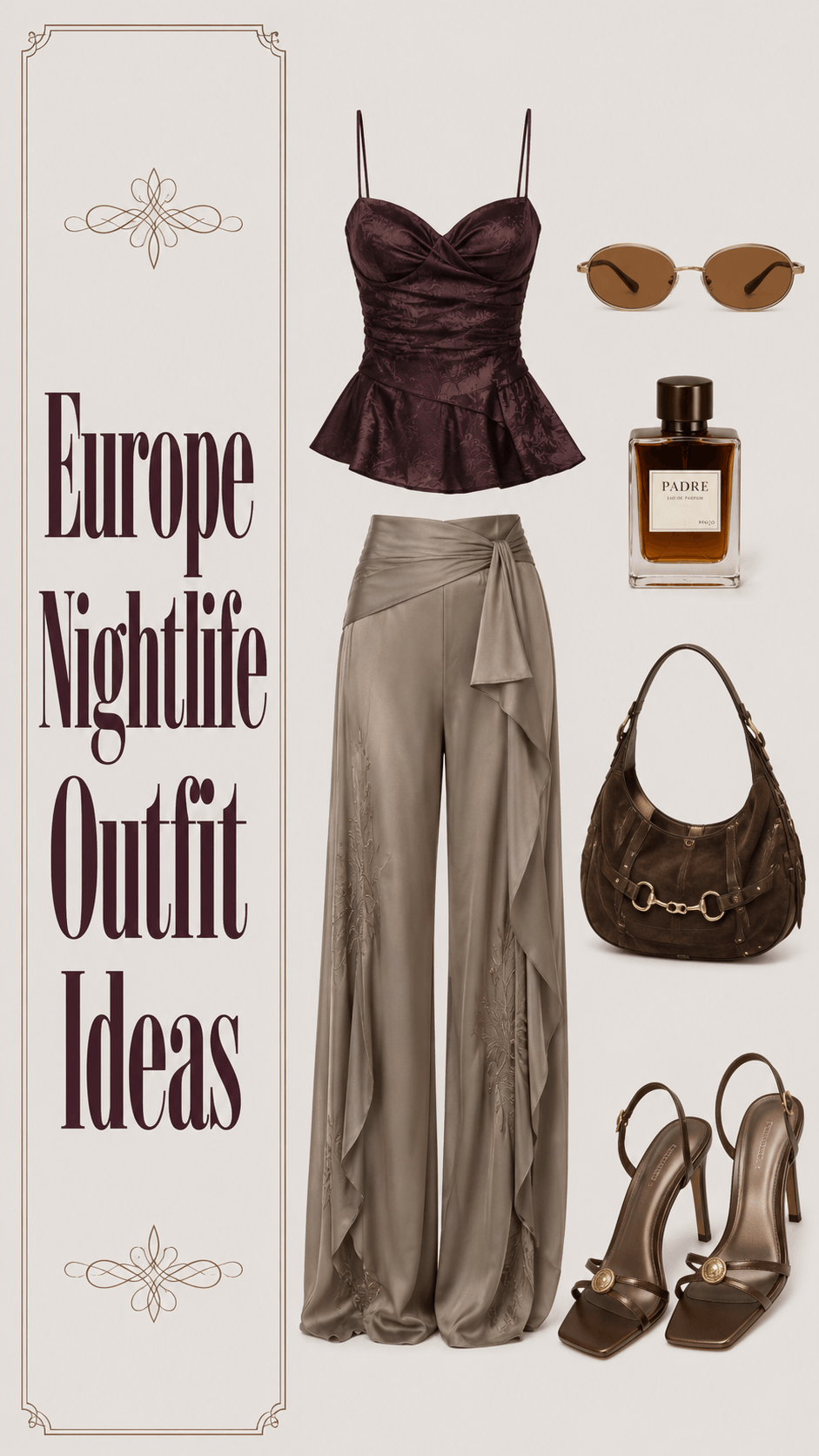 European vacation chic outfit idea