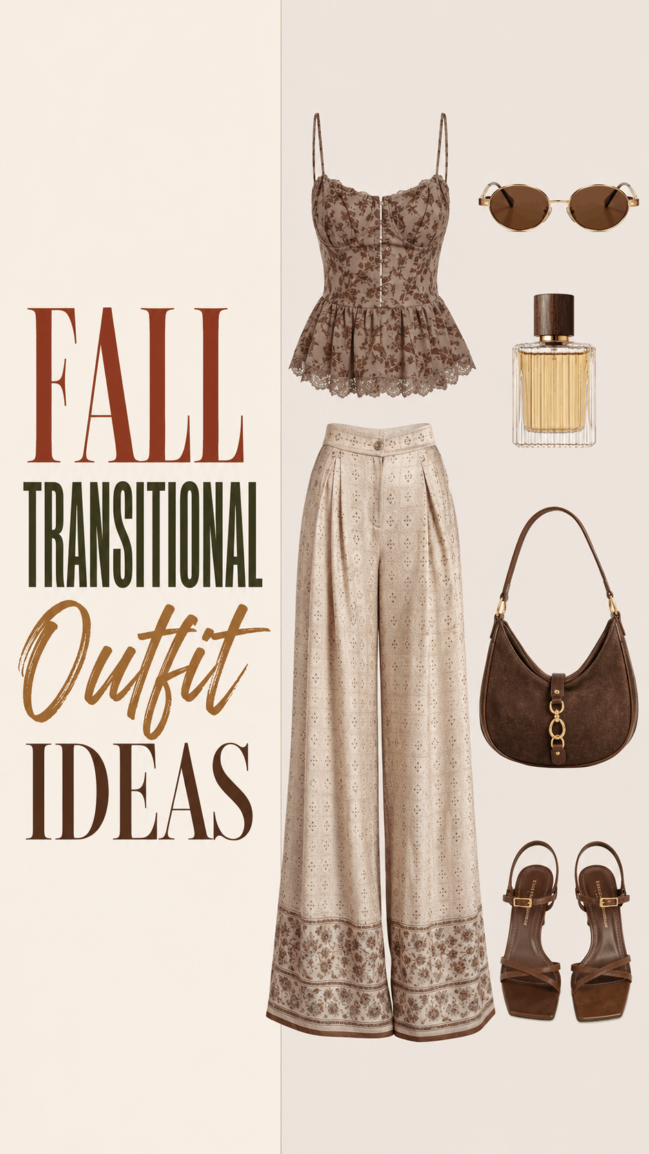 Fall celebration warm glam outfit idea