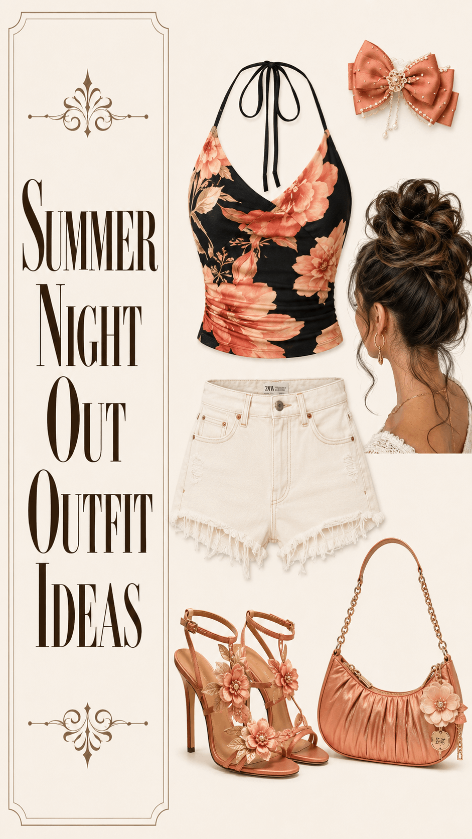 Pretty summer dress outfit idea
