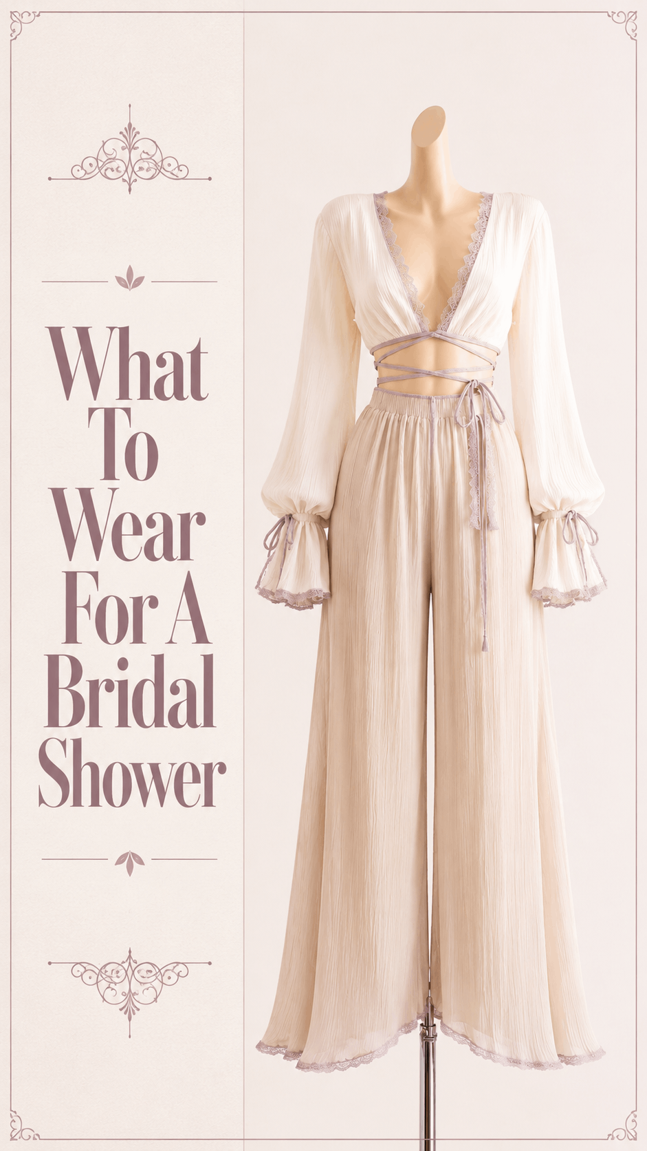 Sunset vacation dinner boho outfit idea