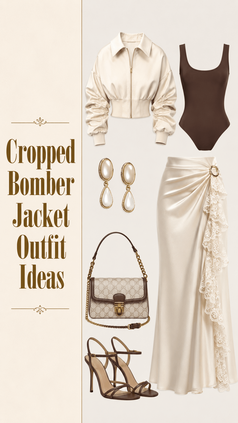 Elegant night out outfit with feminine details