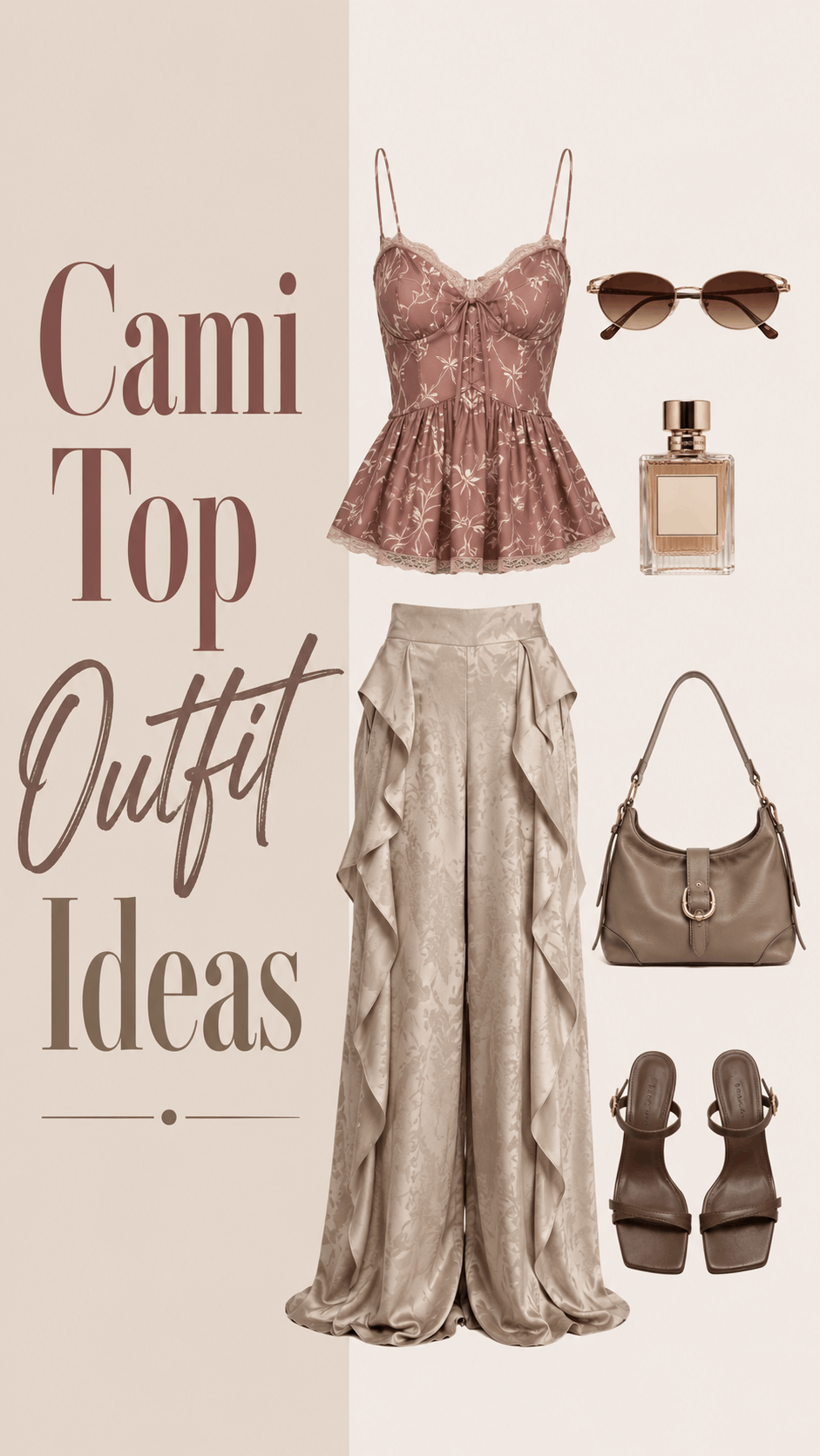 Cami top fall outfit idea