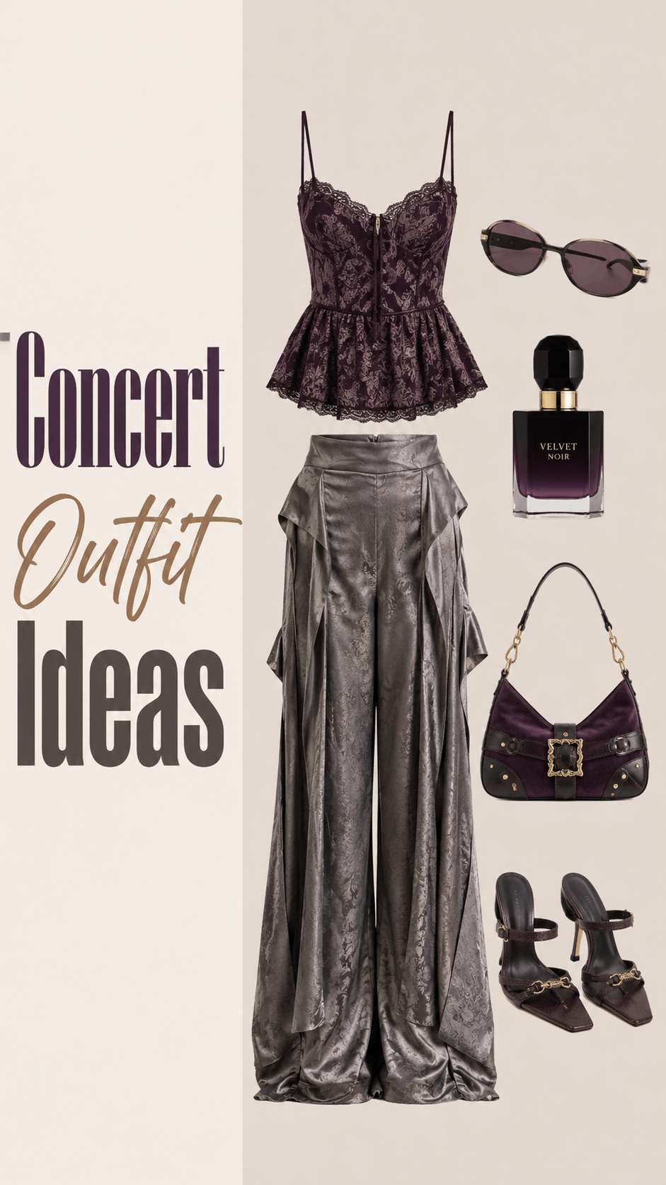 Concert night statement outfit idea