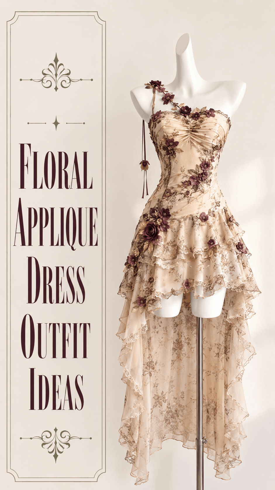Flowy floral boho maxi dress outfit idea