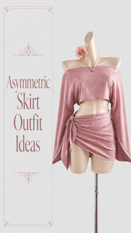 Asymmetric Skirt Outfit Ideas