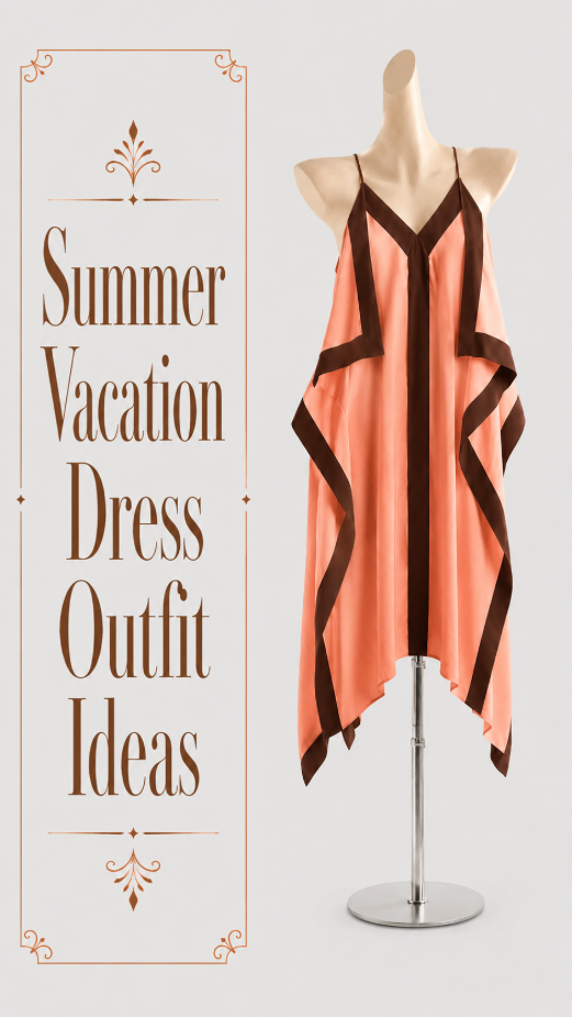 Summer Vacation Dress Outfit idea