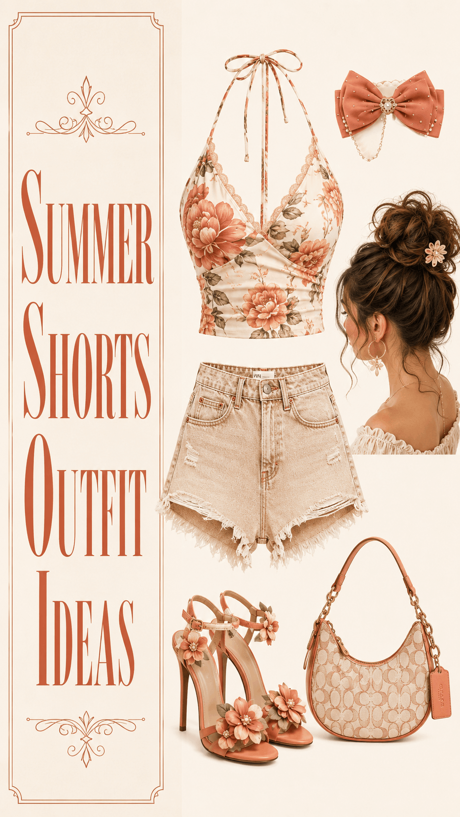 Soft summer coastal dress outfit idea