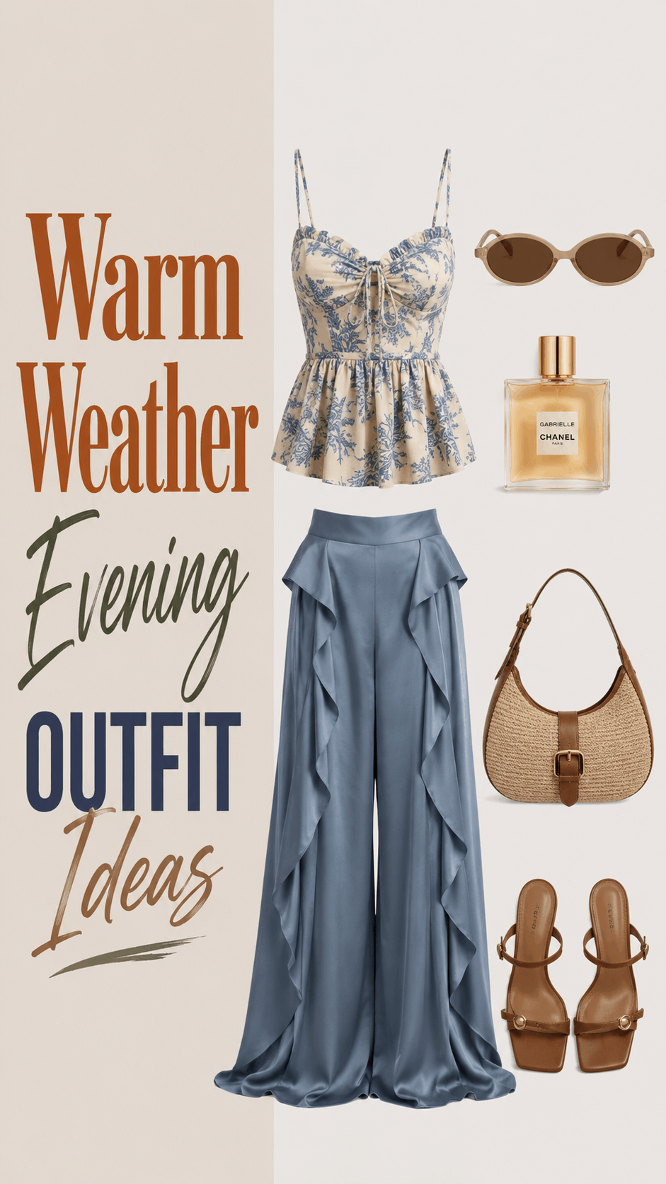 Warm weather chic outfit idea