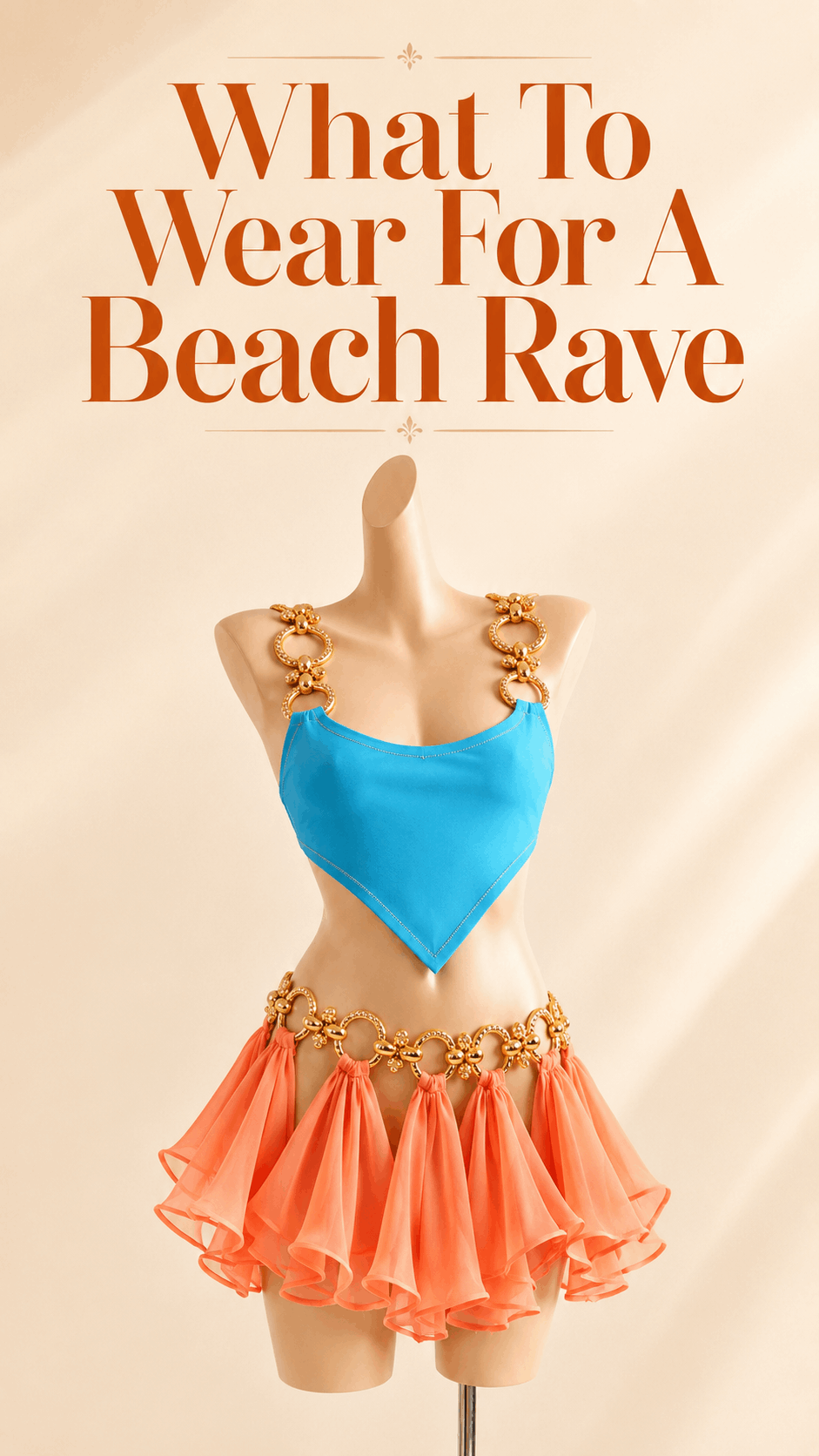 Relaxed vacation walk outfit idea