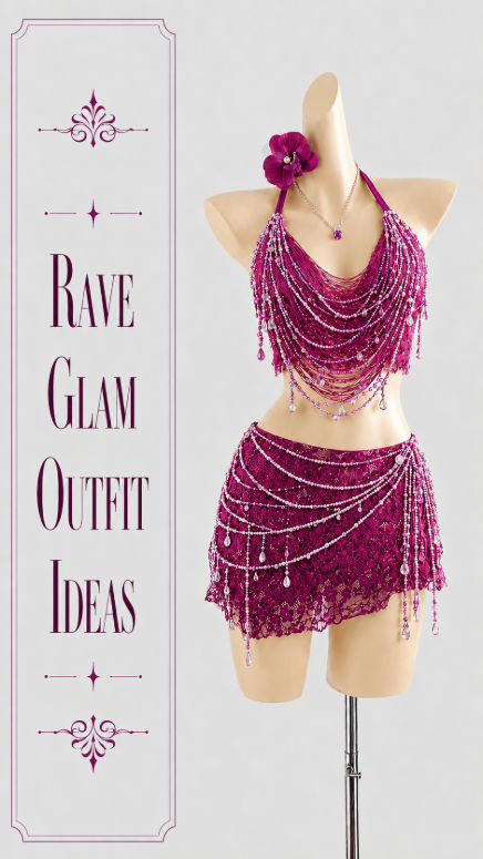 Rave Glam Outfit Idea