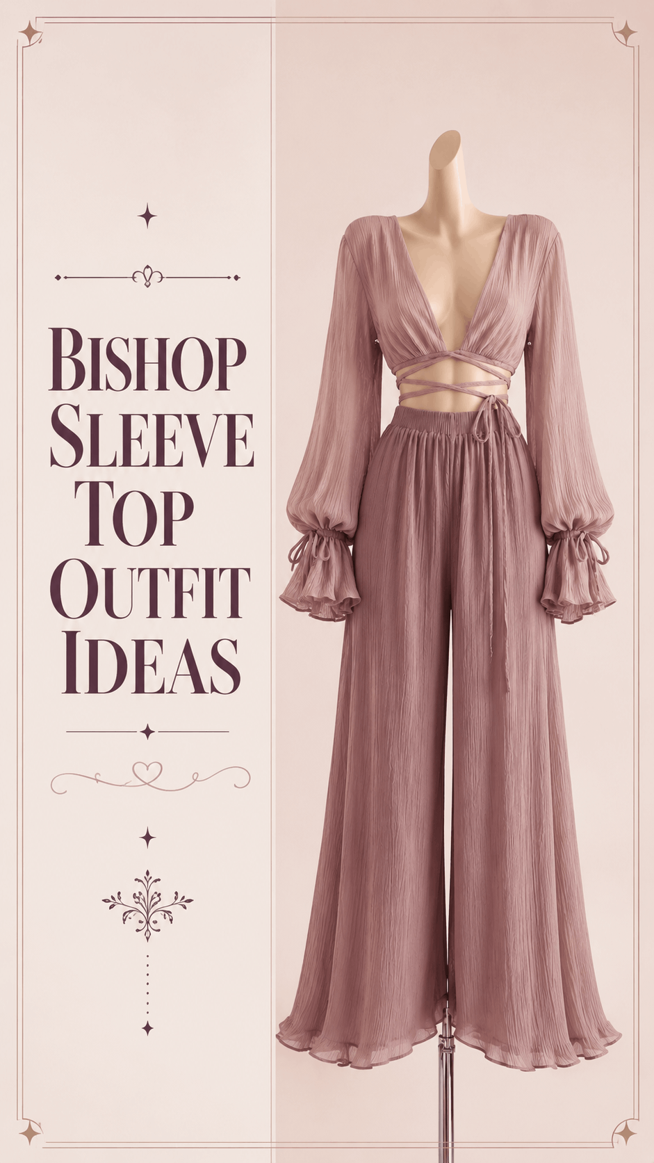 Bishop sleeve blouse coastal outfit idea