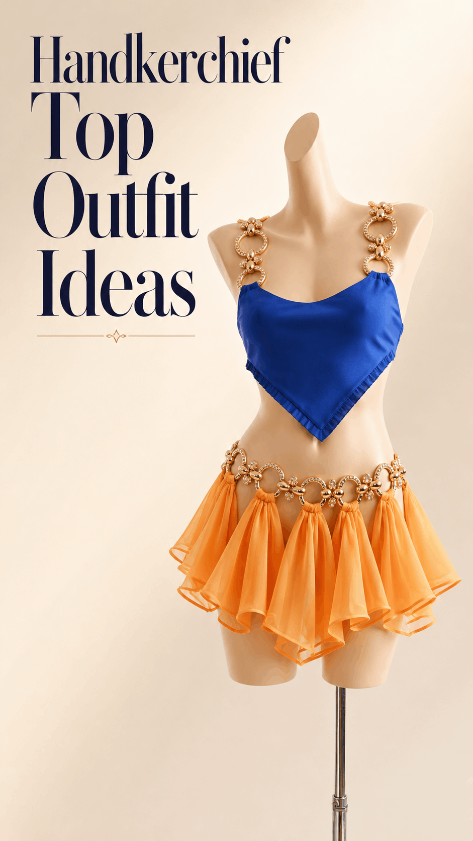 Handkerchief hem dress coastal outfit idea
