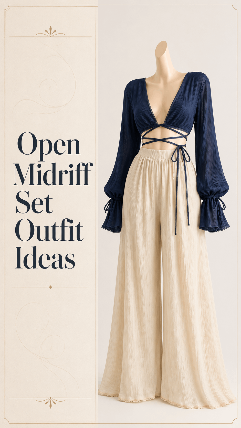 Open back vacation dinner dress outfit idea