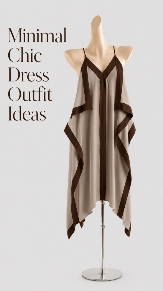 Minimal Chic Dress Outfit Idea