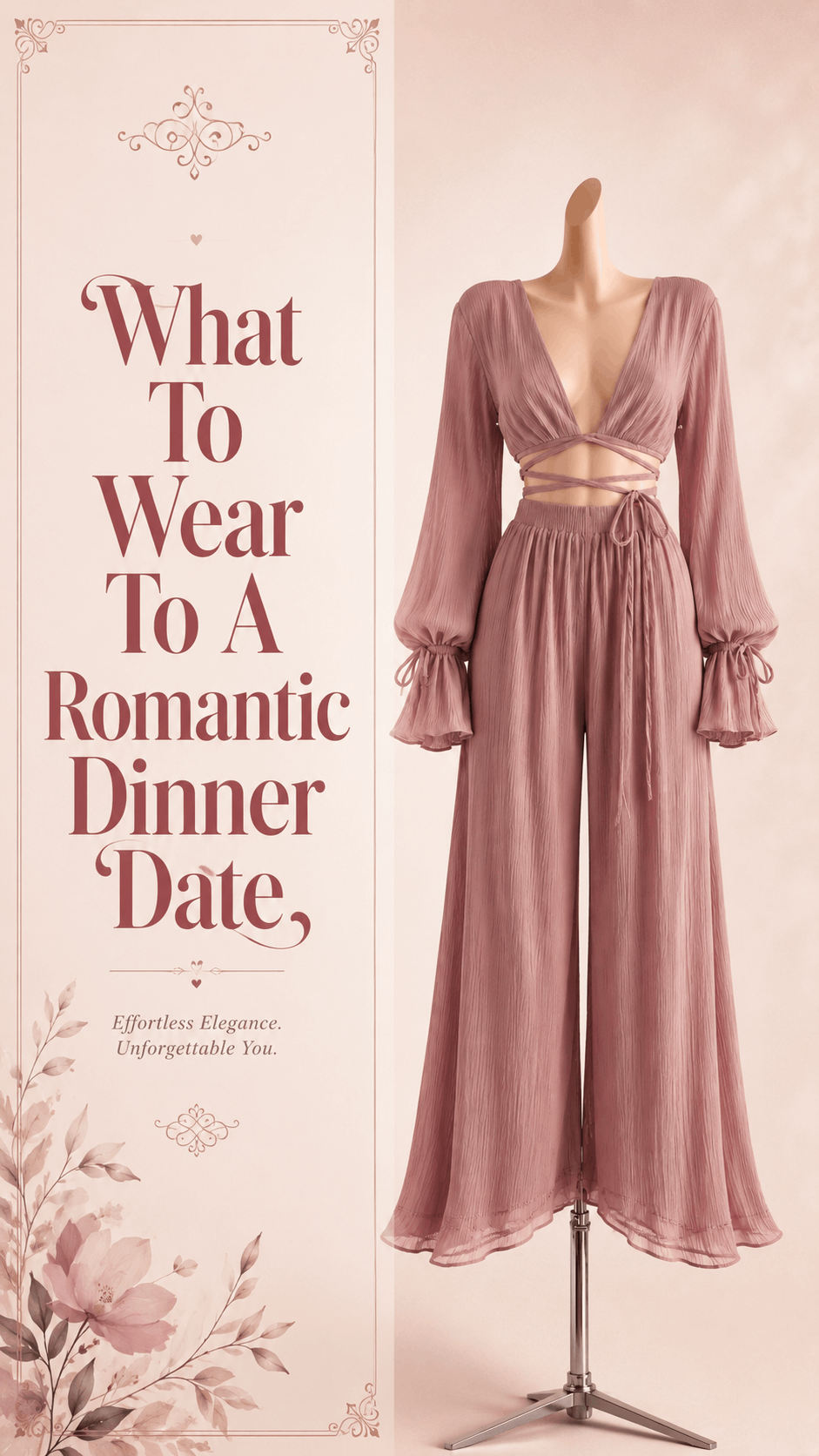 Pretty brunch date feminine outfit idea