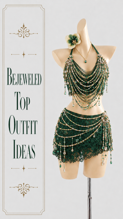 Bejeweled Top Outfit Idea