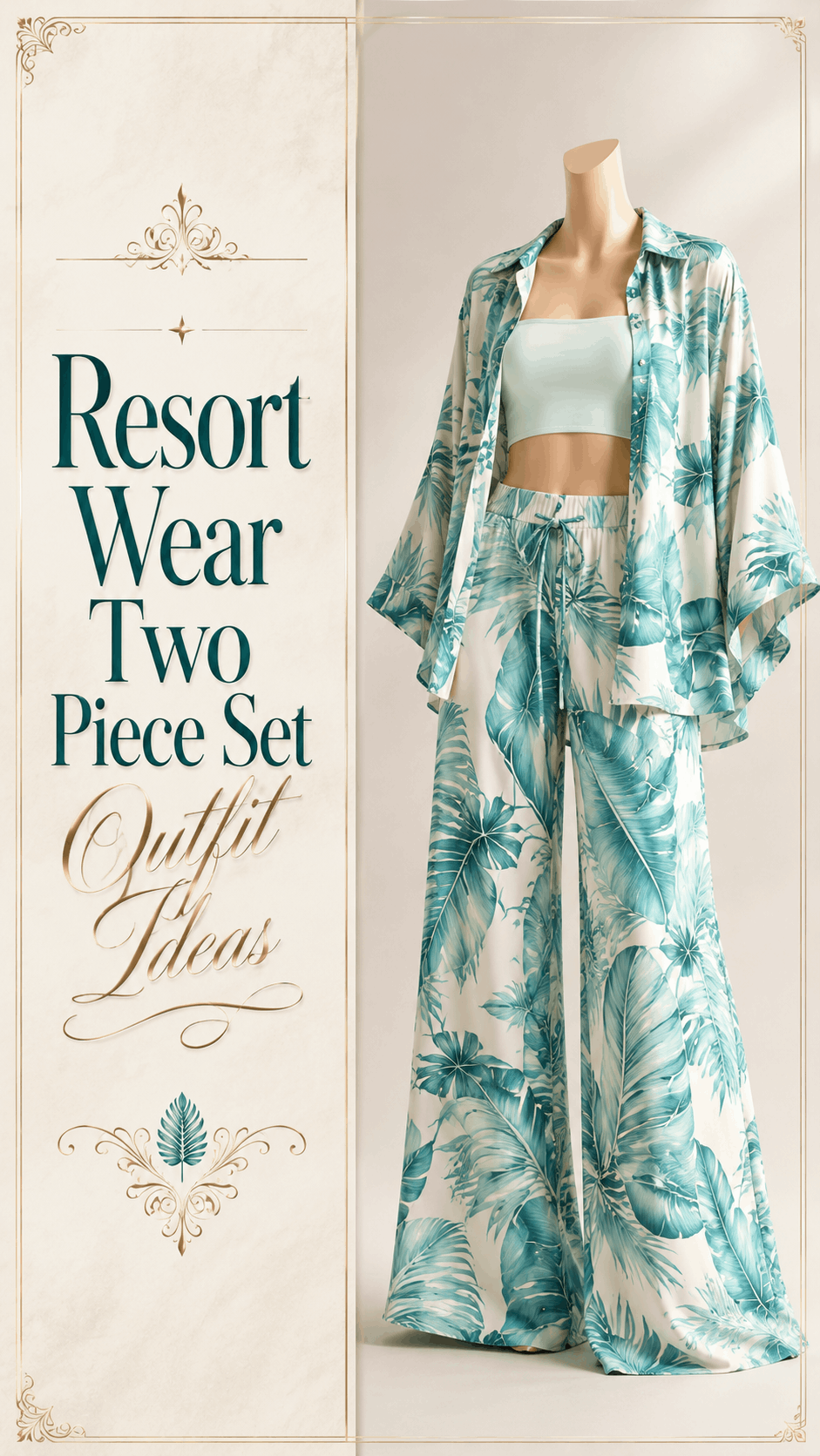Resort garden brunch outfit idea