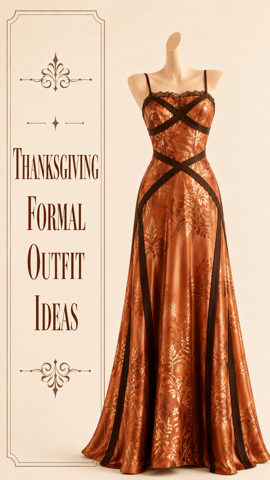 Thanksgiving garden lunch outfit idea