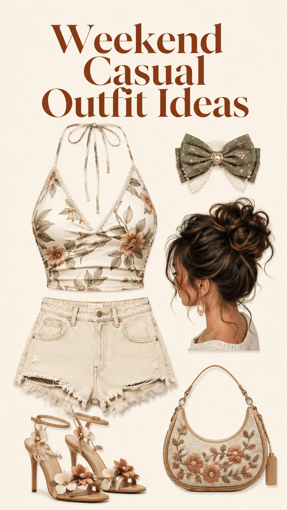Weekend garden brunch outfit idea