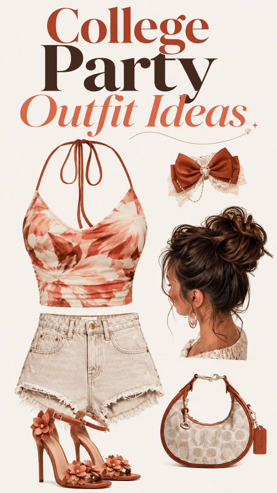 College girl pastel soft outfit idea