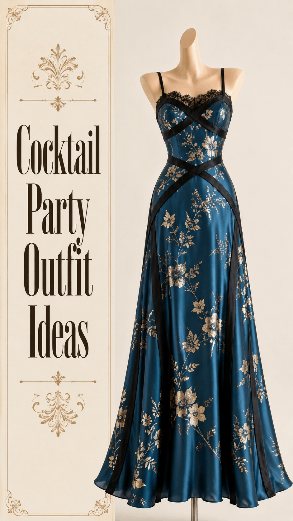 Soft girl cocktail dress outfit idea