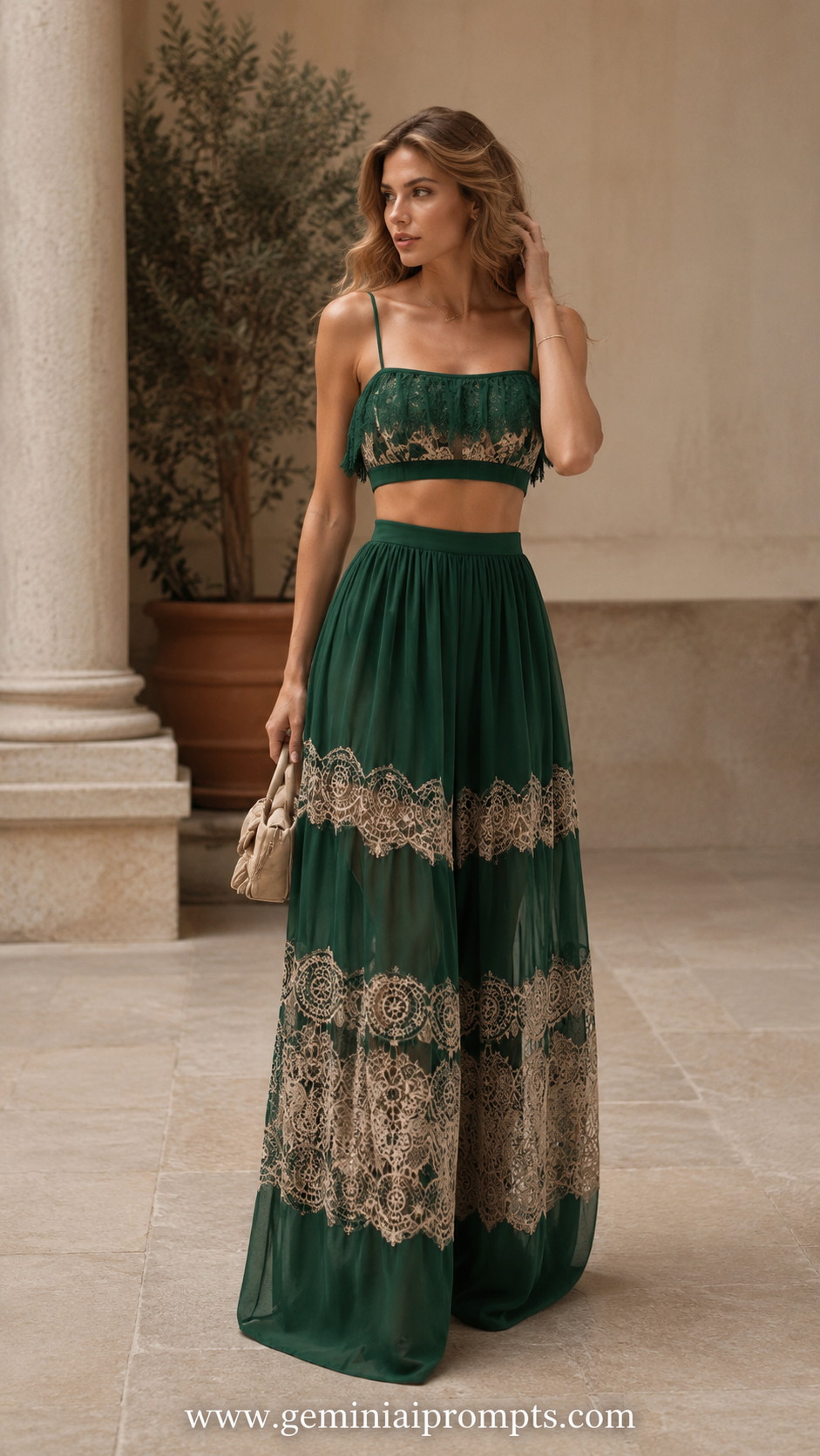 Relaxed Palazzo Look for Lunch fashion outfit idea
