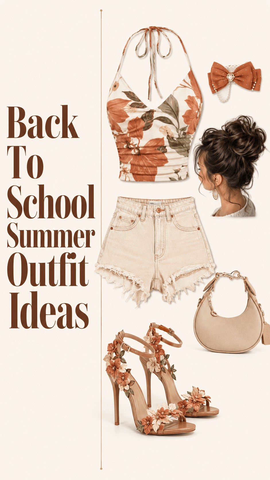 Back detail soft glam dress outfit idea