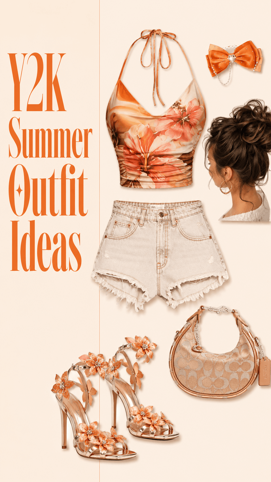 Y2K soft glam outfit idea