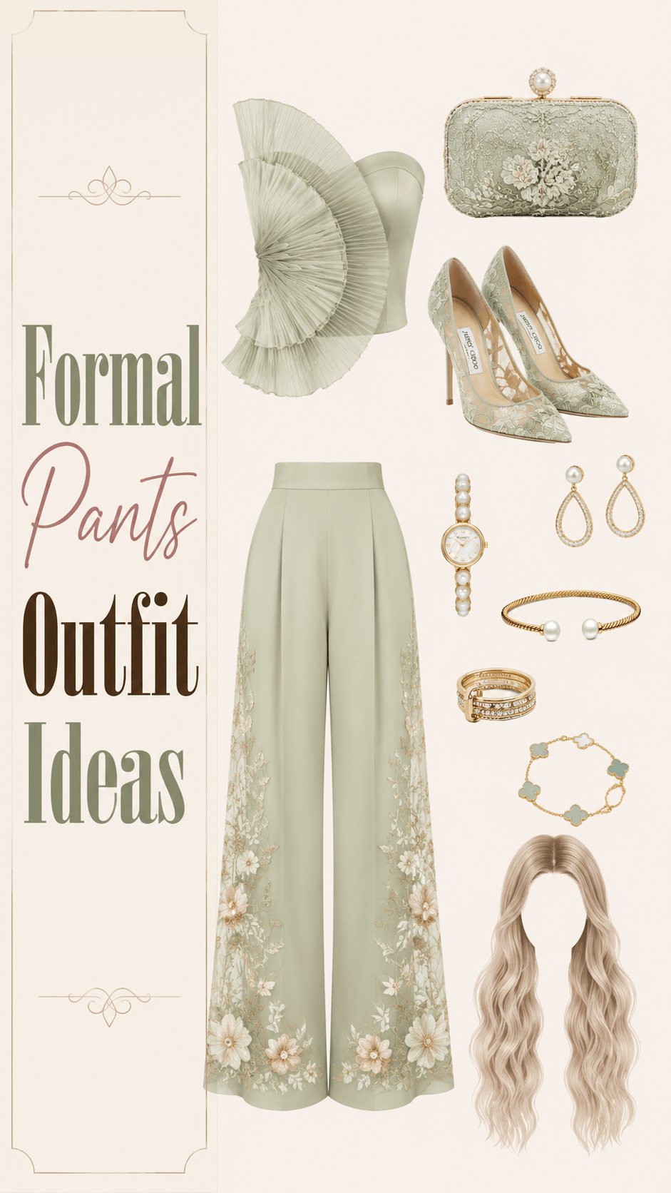 Formal pants outfit idea