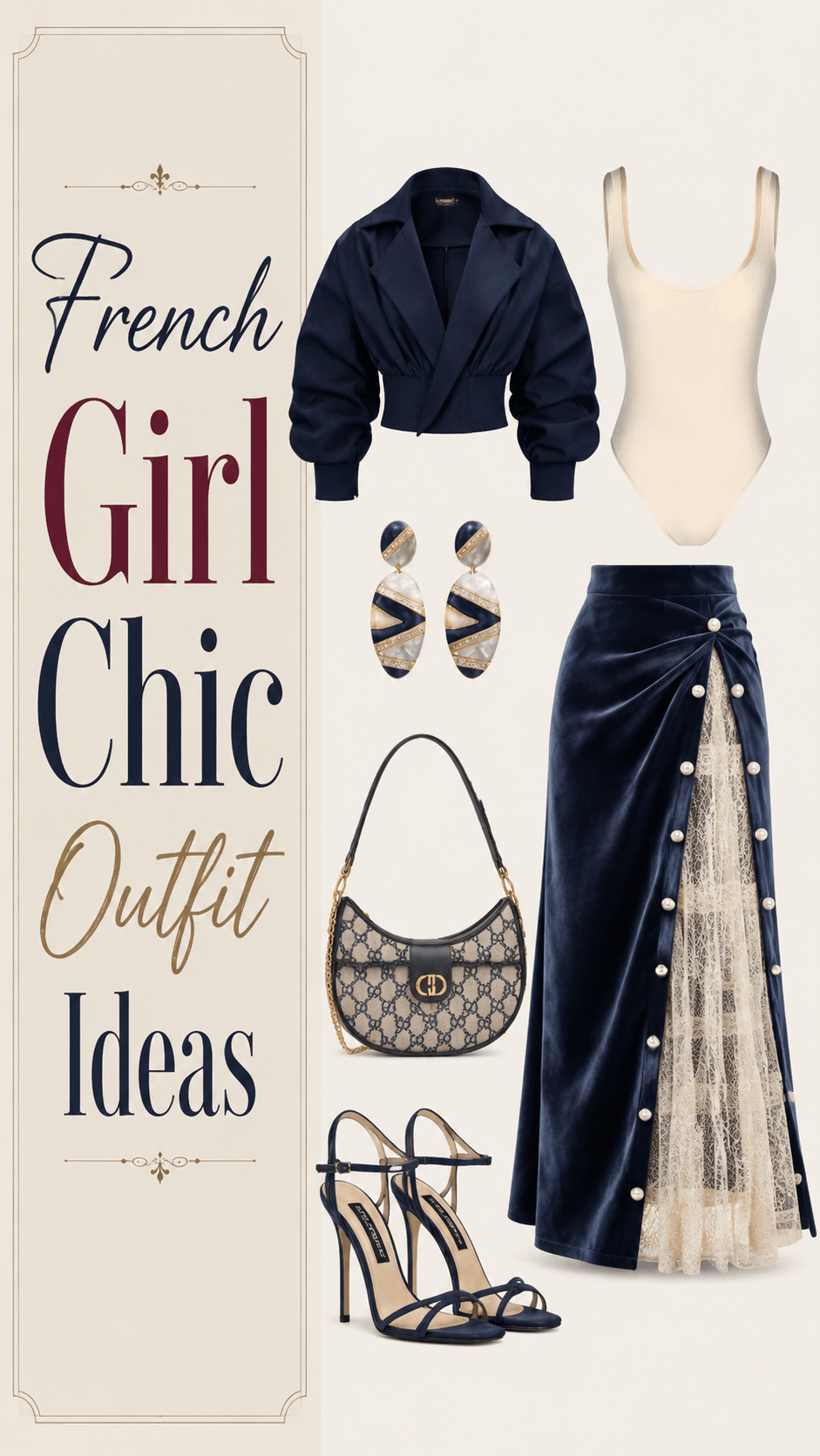 French girl chic outfit idea