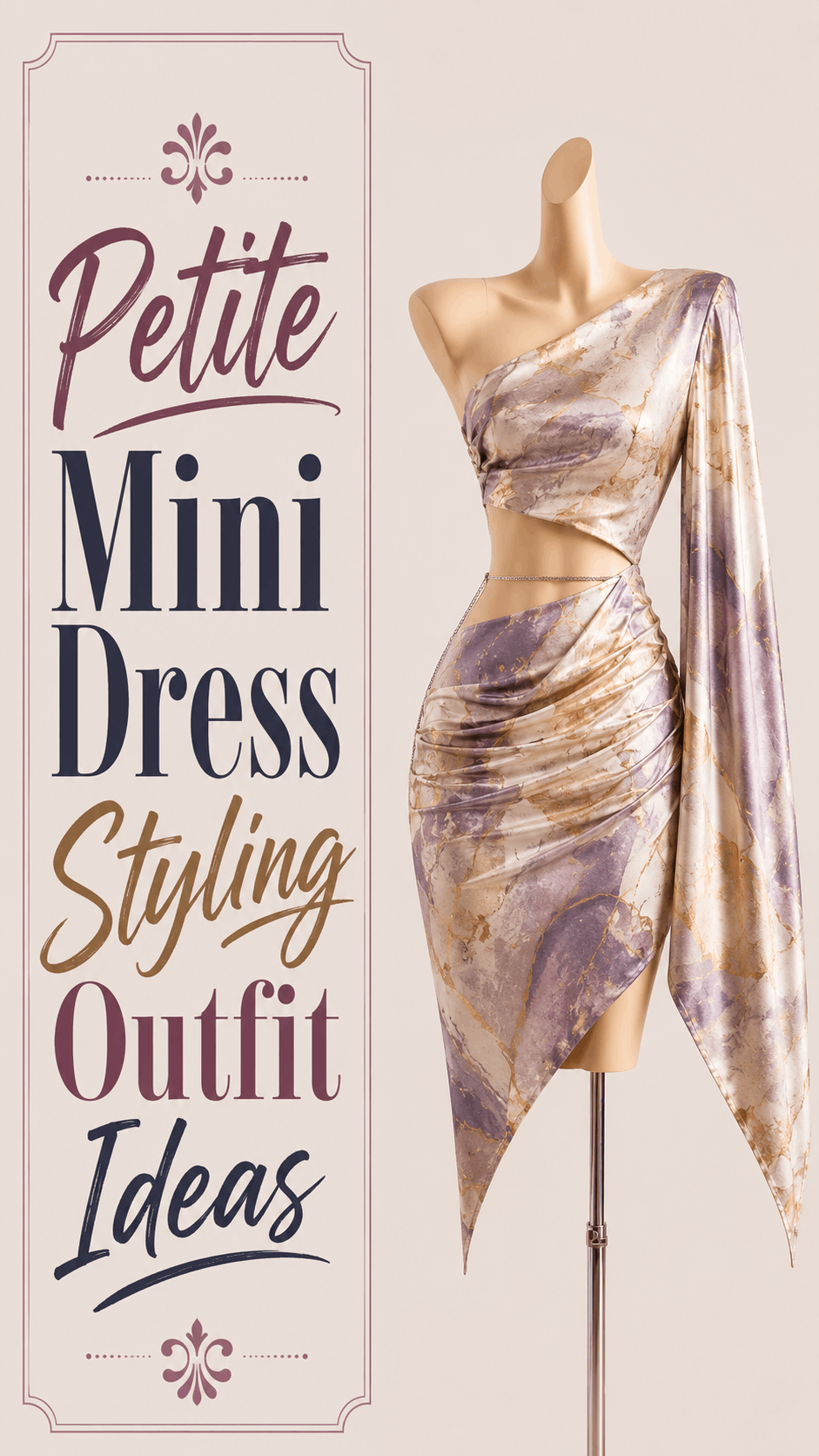 Petite mini dress cute night out outfit idea