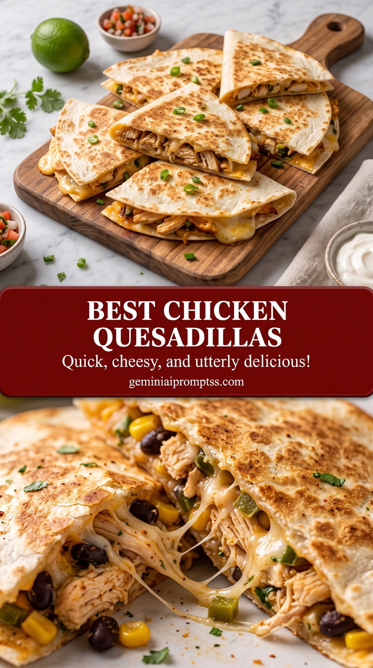 Chicken, Black Bean, and Corn Quesadillas finished dish with chicken, black bean, and corn quesadillas