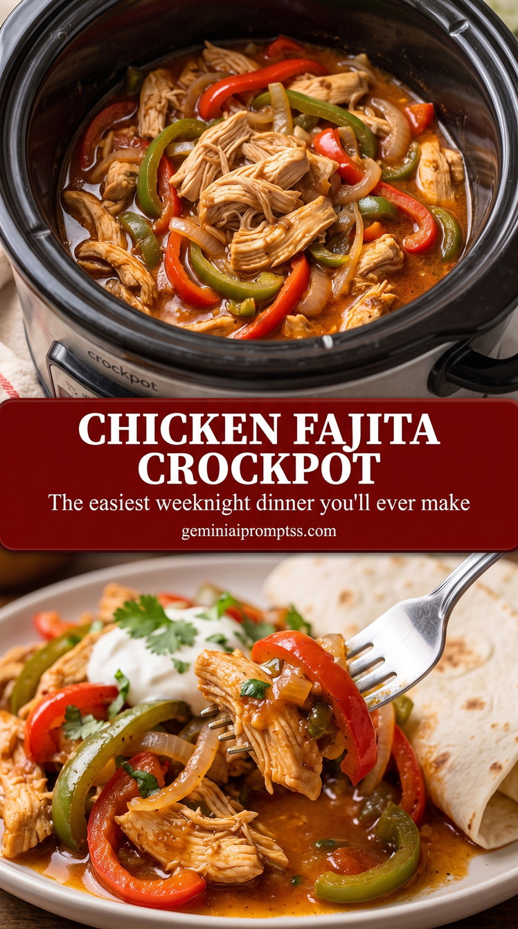 slow-cooker lime chicken fajitas with tender chicken, soft peppers, onions, and warm tortillas