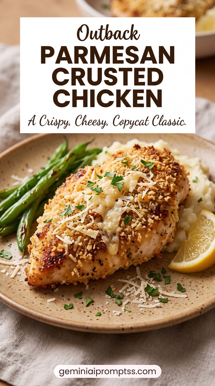 Crock-Pot Parmesan-Crusted Chicken with tender chicken, golden Parmesan crust