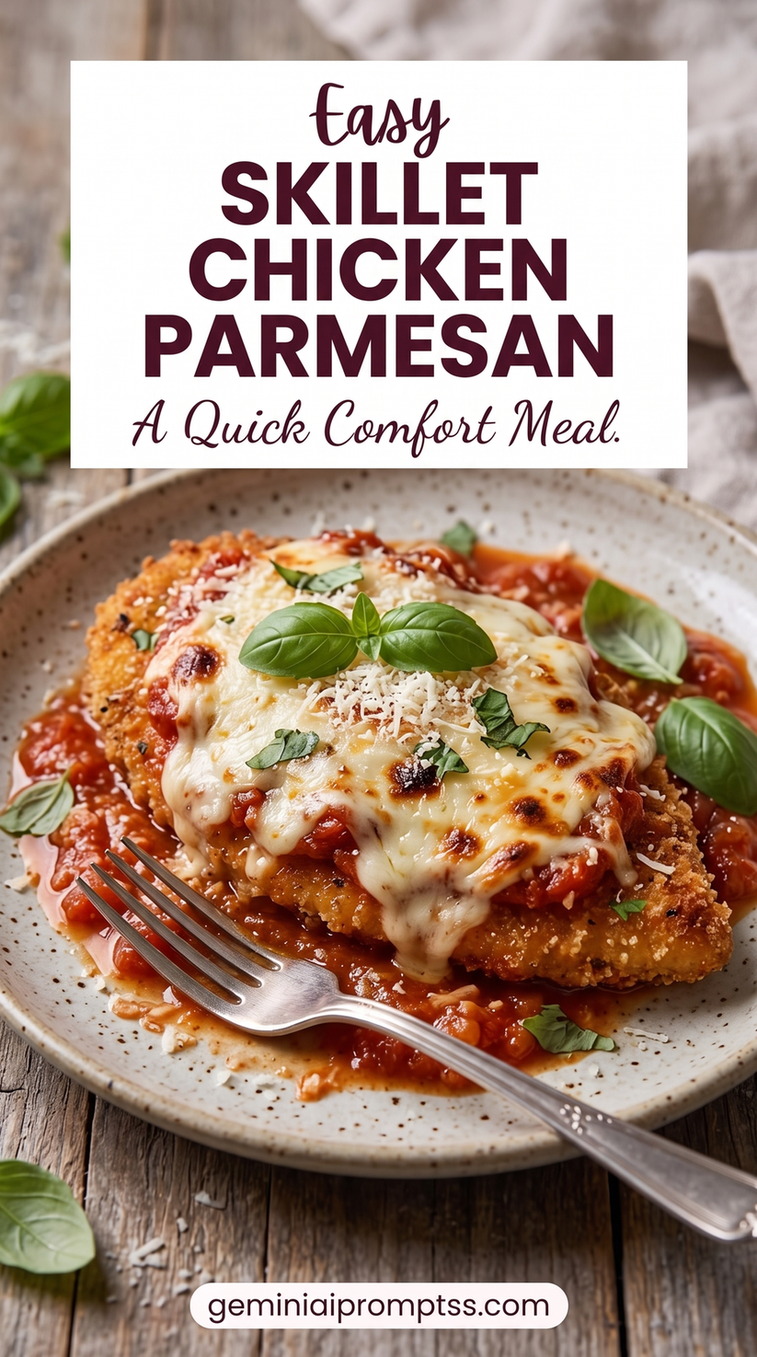 Chicken Patty Parmesan with chicken, golden Parmesan crust, herbs, marinara