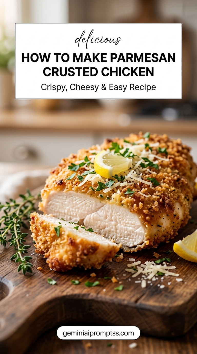 How to Make Parmesan Crusted Chicken finished recipe