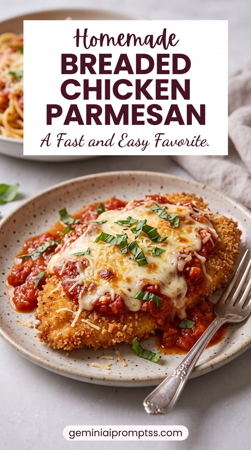Chicken Parmesan with Frozen Chicken Patties with chicken, golden Parmesan crust, herbs, marinara